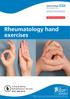 Rheumatology hand exercises