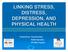 LINKING STRESS, DISTRESS, DEPRESSION, AND PHYSICAL HEALTH. Presented by: Doug Burnham, Health Specialist, UK HEEL Program