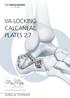 VA LOCKING CALCANEAL PLATES 2.7