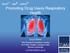 Promoting Drug Users Respiratory Health