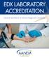 EDX LABORATORY ACCREDITATION. Clinical excellence in electrodiagnostic medicine