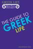 GRΣΣК LIFΣ THE GUIDE TO GREEK LIFE HIGHPOINT.EDU