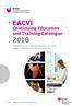 EACVI Continuing Education and Training Catalogue