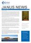 JANUS NEWS. In This Issue: Thank You Rod!