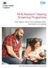 NHS Newborn Hearing Screening Programme