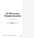 igt RPC Invoice Template Document