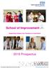 School of Improvement Supporting trainees from Students to Consultants