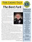 The Bent Fork. The Lions Tale Newsletter of District 17-N July District 17-N