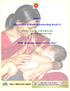 Report Of Observation of World Breastfeeding Week 13 cöwzcv` t gv qi `y ab wkïi nvwm gv Zvgv K fv jvevwm