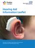 Hearing Aid Information Leaflet