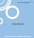 DELIRIUM Information for relatives and carers Page