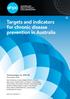 Targets and indicators for chronic disease prevention in Australia