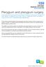 Pterygium and pterygium surgery