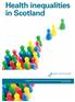 Health inequalities in Scotland