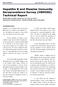 Hepatitis B and Measles Immunity Seroprevalence Survey (HBMISS) Technical Report