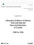 Laboratory Evidence of Human Viral and Selected Non-viral Infections in Canada