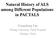 Natural History of ALS among Different Populations in PACTALS