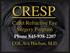 CRESP. Cadet Refractive Eye Surgery Program. Phone COL Ava Huchun, M.D.