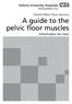 Oxford Pelvic Floor Services A guide to the pelvic floor muscles. Information for men