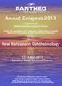 Annual Congress 2013 In Conjunction with