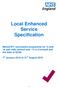 Local Enhanced Service Specification. MenACWY vaccination programme for 15 and 16 year olds (school year 11) in Cornwall and the Isles of Scilly