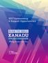 2017 Sponsorship & Support Opportunities XANADU. Making dreams come true