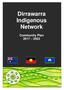 Dirrawarra Indigenous Network. Community Plan