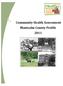 Community Health Assessment Montcalm County Profile 2011
