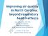Improving air quality in North Carolina: beyond respiratory health effects