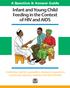 A Question & Answer Guide Infant and Young Child Feeding in the Context of HIV and AIDS