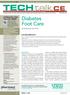 Diabetes Foot Care. By Michael Bovin, BSc. Pharm