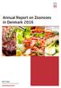 Annual Report on Zoonoses in Denmark 2016