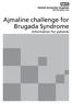 Ajmaline challenge for Brugada Syndrome Information for patients