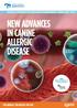NEW ADVANCES IN CANINE ALLERGIC DISEASE