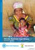 Fighting Hunger Worldwide. Fill the Nutrient Gap Ghana Summary Report. Ghana Health Service