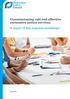 Commissioning safe and effective restorative justice services A report of five regional workshops