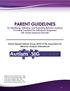 PARENT GUIDELINES. Autism Special Interest Group (SIG) of the Association for Behavior Analysis International