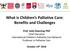 What is Children s Palliative Care: Benefits and Challenges