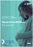 THE RELATIONSHIP BETWEEN ORAL HEALTH AND PREGNANCY. Recommendations for women