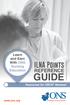 Learn and Earn With ONS Nursing Education. ILNA Points REFERENCE GUIDE. Resources for CBCN Renewal.