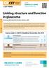 Linking structure and function in glaucoma