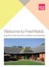 Welcome to Freshfields. A guide to the home for residents and families