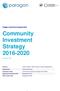 Community Investment Strategy