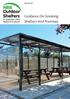 September 2017 NBB. Outdoor. Shelters Guidance On Smoking. & Cigarette Litter. Shelters And Premises. Disposal Products