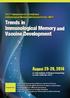 Trends in Immunological Memory and Vaccine Development