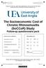 The Socioeconomic Cost of Chronic Rhinosinusitis (SoCCoR) Study