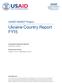Ukraine Country Report FY15