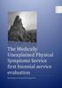 The Medically Unexplained Physical Symptoms Service first biennial service evaluation