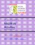 NASW-IN Activities ANNUAL REPORT OF. Who are we and what do we do?