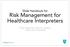 Risk Management for Healthcare Interpreters